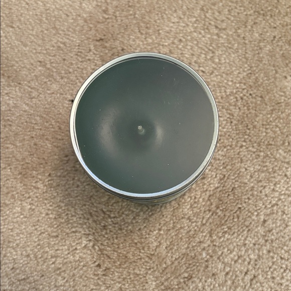 Aunt Sadie‘s Tree in a Can Candle - Green and Silver - Picture 2 of 5